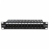 10” Patch Panel, 12 x RJ45, kat. 5e, klasa D – 100 MHz, nieekranowany z organizatorem kabli