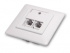 Gniazda 2 x RJ45 podtynkowe nieekranowane