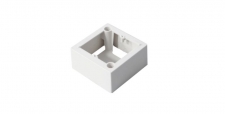 Puszka natynkowa do budowy gniazd w standardzie 45 x 45 mm (2 modułowa)