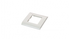 Ramka z supportami do budowy gniazd w standardzie 45 x 45 mm (2 modułowe)