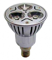 Żarówka LED 3W 3 x LED E14 Ciepły biały 3500k 90st
