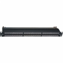 19" Patch Panel, 24 x RJ45, kat. 5e, klasa D – 100 MHz, ekranowany z zaslepkami i organizatorem kabli