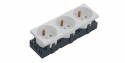 Gniazdo elektryczne w standardzie 45 x 135 mm (kolor biały) DATA